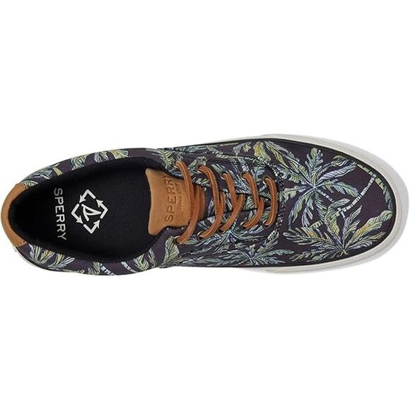 SPERRY New $109 Striper II CVD Seacycled Black Palm Trees Size Men\'s 8.5 main image 7